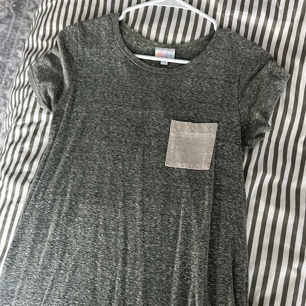 Kids Gray Pocket Tee